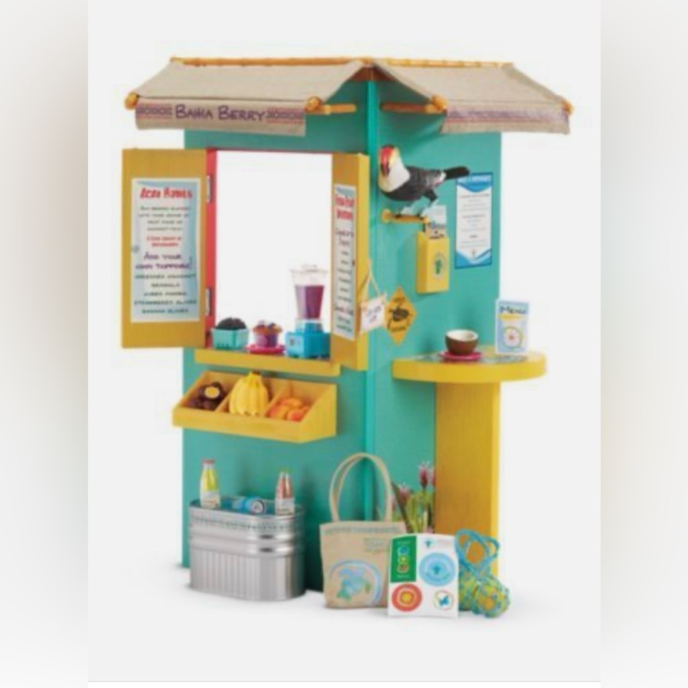 Lea’s American girl fruit stand.